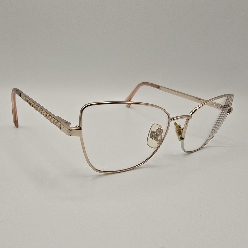 Swarovski Glasses SK 5287 028 54-17-140 Shiny Rose Gold w/Crystals, Frames Only
